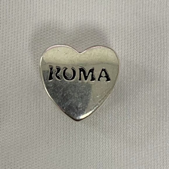 Pandora ROMA Exclusive Travel Heart Charm Pendant, S925 Silver Jewelry - Picture 2 of 4